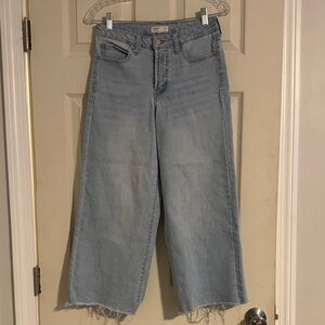 Oat New York Light Blue Cropped Jeans